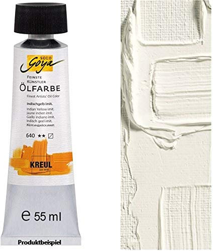 Kreul 33500 - Solo Goya Feinste Künstlerölfarben, 55 ml Tube, deckweiß
