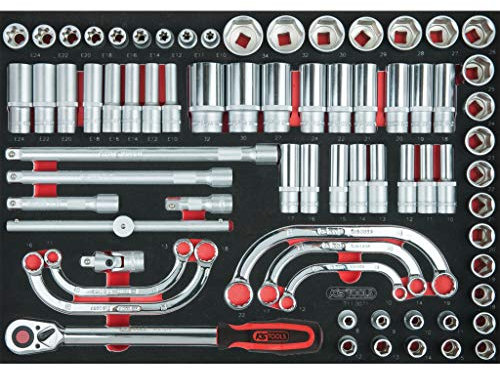 KS Tools 1/2' Steckschlüssel-Satz, 71-tlg., 1/1 Systemeinlage