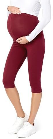 Be Mammy Leggings Premaman 3/4 BE20-229(Bordeaux, S)