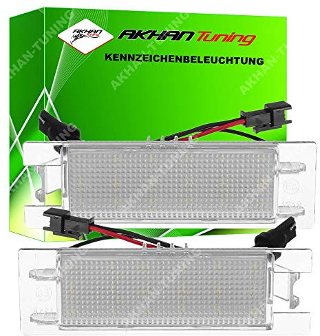 KB19 - Fehlerfrei Kennzeichenbeleuchtung, Nummerschildbeleuchtung Kompatibel mit Adam, Ampera, Astra H, J, K, Corsa C, D, E