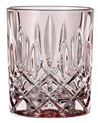Nachtmann Whisky Gläser, 2-teiliges Set, 295 ml, Rosé, Noblesse, 104240, Tumbler aus Kristallglas, Whiskygläser spülmaschinenfest