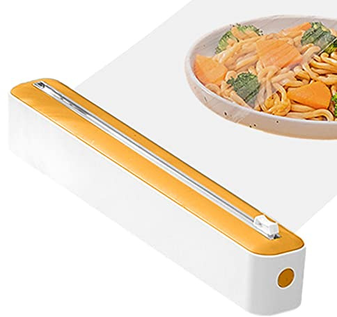 Magnetisk foliedispenser med skräddare – folieskärare låda, praktisk dispenser för plastfolie/aluminiumfolie – plastfolieskärare för kök, restaurang