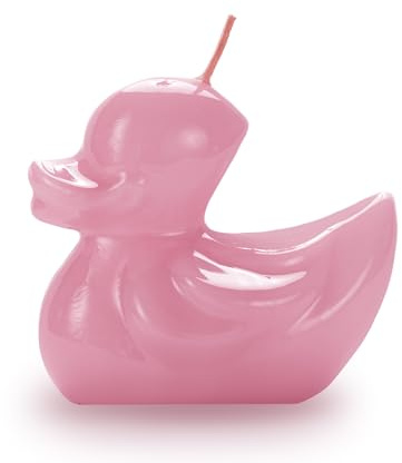 Dekoente - handgefertigte Kerze Rosa Baby - 7,5 x 10 cm - mit Beutel - Candele di Giorgio