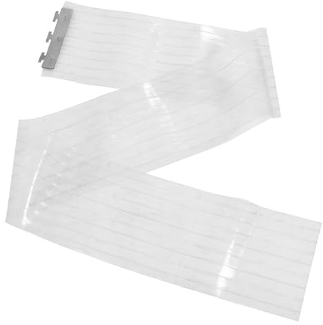 Lurrose Cortina Aislante Térmica Transparente para Puertas y Ventanas Grosor para Aislar Frío y Polvo Comerciales y Residenciales