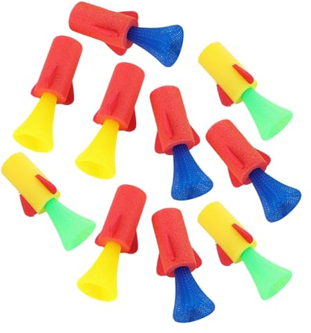 JISADER 10x Lanzadores de Cohetes de Resorte Saltarines Juguetes Cohetes Saltarines Juguetes Popper Niños Niñas EVA