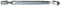 Tengtools - Llave doble boca articulada 10x13 mm