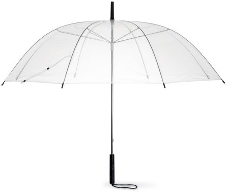 eBuyGB Clear Dome Umbrella Wedding Photographer Parasol Folding Umbrella, Long Umbrella with Stick Handle Rainproof Lightweight, 38 Inch / 98cm Span 80cm Length