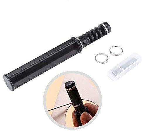 Cortador de Tiras de Cuero, Herramienta Giratoria para Cortar Cinturones, Cordones y Encajes