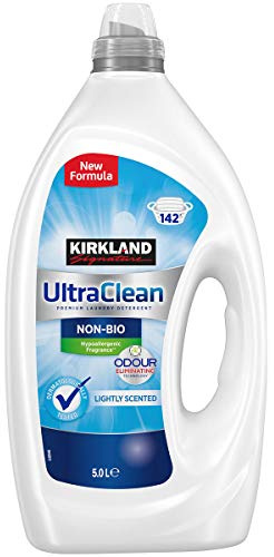 Kirkland Signature Ultra Clean Non Bio Laundry Detergent, 142 Washes - 5l