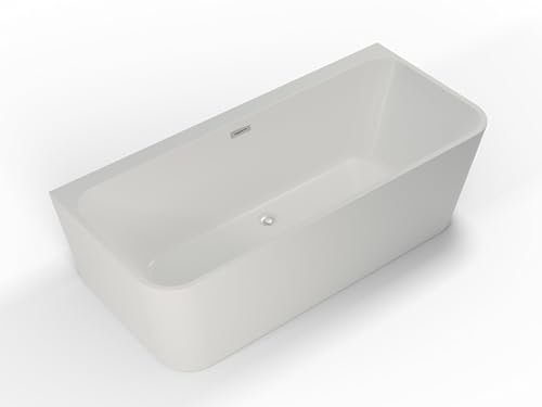 MINT 170 - Bañera semi-exenta mural L. 170 x l. 81 cm, by SPALINA