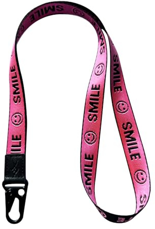 TOOLIN Llavero con correa para mujeres y hombres, lanyard para llaves, soporte para tarjetas de identificación, billeteras y tarjetero, L45CM