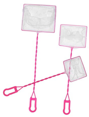 BUGUUYO 3Stücke Teiliges Aquarium Fischernetz Feines Netz mit Stabilem für Aquarienfische Geeignet