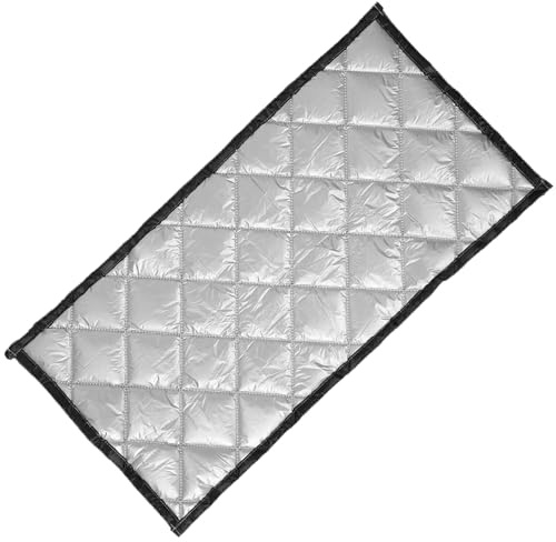 RORPOIR Schallschutzvorhang Verdunkelung 50x100cm Schwerer Wärmeisolierender Doppelseitiger Vorhang mit Geräuschisolierung für Schlafzimmer und Heimkino
