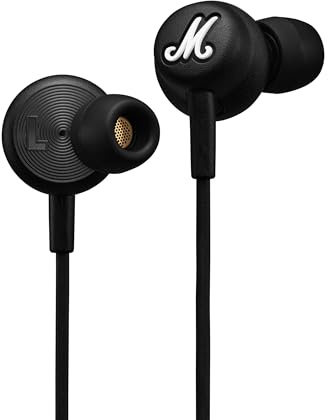 Marshall Mode USB-C Wired Earphones – Built-in Microphone, Customisable Fit, Tangle-resistant Cord and Dynamic Drivers | Voice Assistant | USB Connection