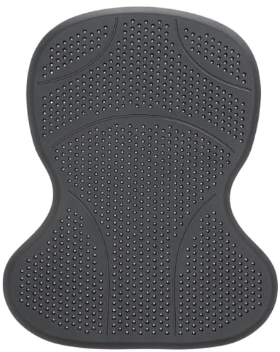 Silicone Gel Saddle Pad for Horse – Non Slip Shock Absorbing Equestrian Balance Pad, Breathable Perforated Anti Slip Horse Riding Cushion, Universal Fit for Dressage Jumping Training
