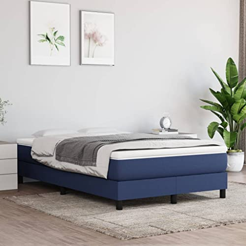 Kangardius Fjädermadrass i fickfjäder medium blå 120 x 200 x 20 cm tyg andas för rygg- och magsovare, med skum och skumgummi för ergonomisk komfort och långvarig liggyta