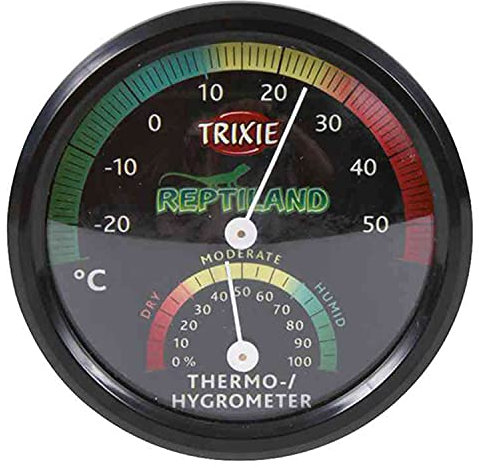 Thermomètre/hygromètre, analogique - pour un contrôle précis de la température et de l'humidité dans le terrarium