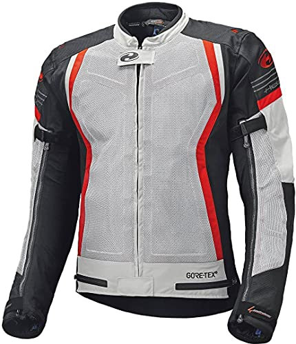 Held AeroSec Top Gore-Tex Motorrad Textiljacke, grau/rot, M