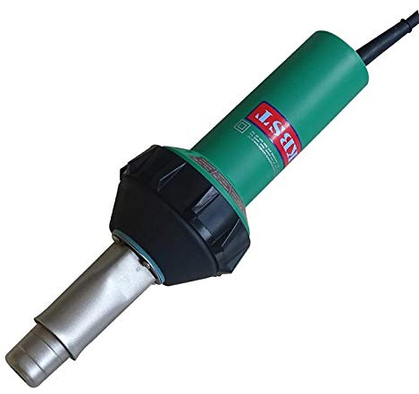 Intelligent Automatic Cooling Plastic Welder, Hot Air Gun for TPO/PVC Single Ply Roofing, Tarpaulin and Banners Welding Heat Gun