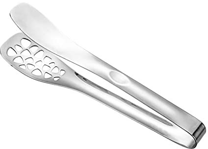 FUFRE Pinzas de barbacoa, pinzas de acero inoxidable, pinzas de barbacoa, de acero inoxidable 304, sistema de cierre patentado para asar, cocinar y servir, apto para lavavajillas (A6)