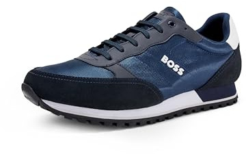 Boss Parkour Runn Sneaker, Zapatillas Hombre, Sky Captain Navy, 45 EU