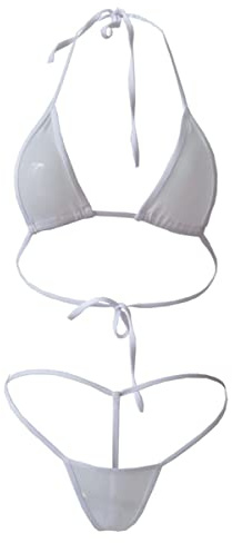 VemeFufu Women Sexy Soft Mini Swimsuit Bra and Panty Set Lingerie Red