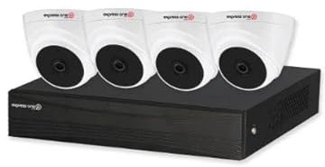 Sparky's Mate LTD Express One HDCVI 2MP 8 Channel 4 x Dome Camera Wired CCTV Camera Kit