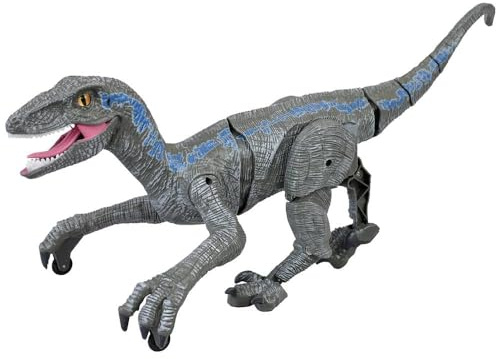 Amewi 40009 Ferngesteuerter Dinosaurier-Roboter 2,4GHz RTR, grau