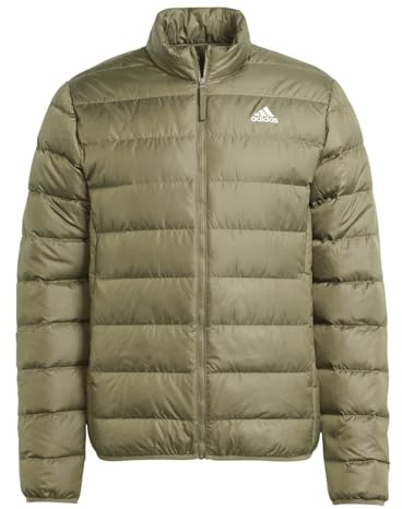 adidas Herren Essentials Light Down Jacket, olive strata, XXL