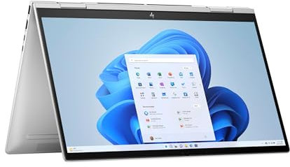 HP Envy x360 15-fe0502na 15.6 Touch Laptop (Intel Core i7-1355U 13th Gen CPU, 16GB RAM, 512GB SSD, Full HD OLED Screen, Windows 11 Home, Silver)