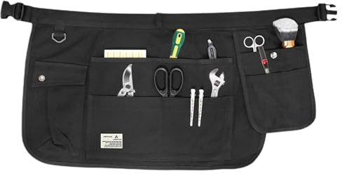 Delantal de herramientas para mujer, Delantal de jardinería para mujer | Delantal para herramientas de cintura | Delantal de trabajo ajustable para herramientas de jardín, delantales de herramientas m