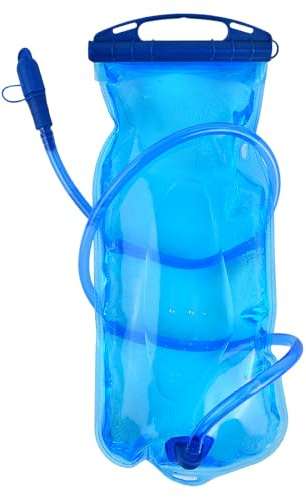 Sacca Acqua - Sacca Idrica Pieghevole , Materiale PEVA Antiperdite e BPA - Free Sacca Acqua per Zaino , Sacca Compatibile con Zaini , per Trekking, Corsa , Ciclismo , Campeggio e Sport Outdoor (2L)
