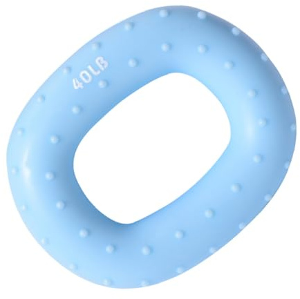 DECORNIJIA Anneau de Renforcement Poignet et Doigts Silicone Entraîneur de Force Main Portable Appareil Sport Maison pour Musculation et Préhension