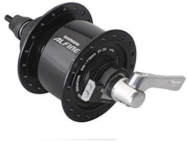 VR-Nabendynamo DHS501 36 Loch Alfine f. Centerl.mit SNSP, schwarz