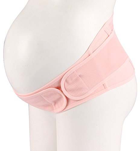ULTNICE Faja de Maternidad para Embarazo, Cinturón de Soporte Abdominal con 6 Soportes, Alivio del Dolor de Espalda y Pelvis, Transpirable y Ajustable, Talla Única para Todo el Embarazo