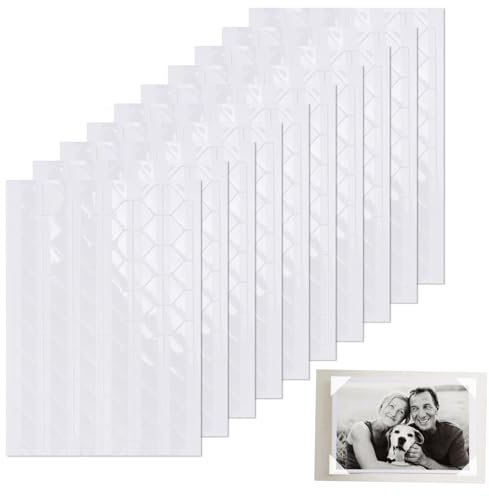1020 Stück Fotoecken Selbstklebend, Fotoecken Aufkleber für Sammelalben DIY Album Corner Tagebuch Randaufkleber Klebeecken Bilderrand Aufkleber Transparente Fotoalbum Photo Corner Stickers Dekoration