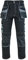 Work Trousers Men - Heavy Duty Professional Work Utility & Safety Trousers with Holster Pockets- Cargo Pants Men Workwear Trousers with Knee Pad Pockets - Black - 310gsm