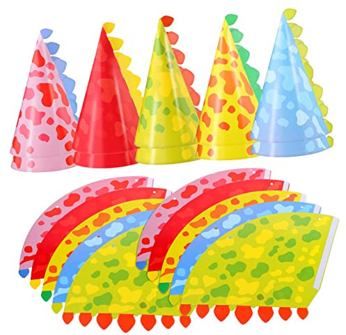 CHILDWEET 30 pezzi Cappellini Compleanno per Tema da Colorati e Facili da Indossare per Feste e Anniversari per Rendere Ogni e Allegro