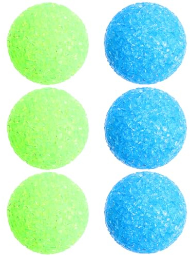LIGHTAOTAO Balles à Poursuivre Grelots pour Chat 6 Pièces 5 CM Lot de Jouets d'exercice pour Animaux de Compagnie Couleurs Aléatoires Couleur Aléatoire