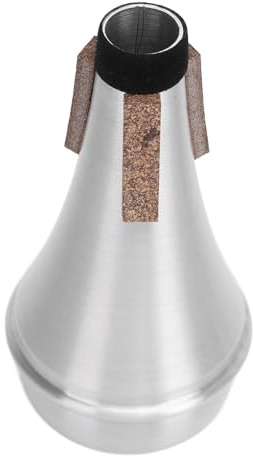 Dpofirs Silenciador de Trompeta de Práctica para Reducción de Ruido, Diseño Familiar, Ligero y Portátil, Aleación de Aluminio