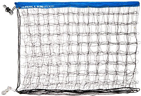 Park & Sun Sports with Rope Cable Top, Blue Park & Sun Reguläre Größe Indoor/Outdoor Freizeit Volleyballnetz, blau, Einheitsgröße