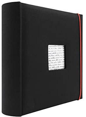 Panodia album photo pochettes Linéa noir 300 photos 11x15 cm