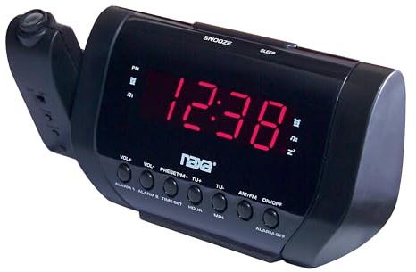 Naxa NRC-173 Projection Dual Alarm Clock