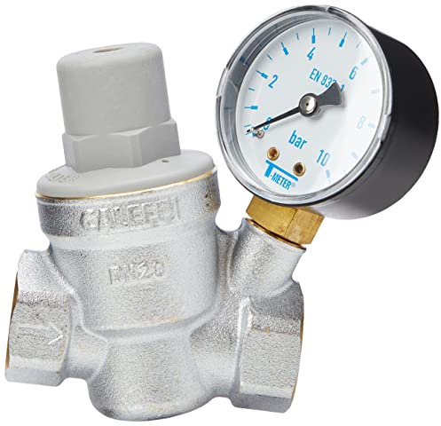 Thermador R53320M Réducteur de pression 3/4 avec manomètre