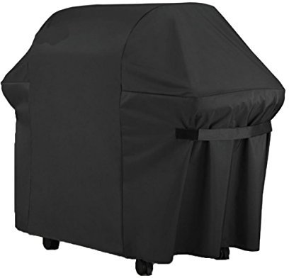 HONGCI Housse Barbecue - 600D Tissu Oxford Housse Bâche de Protection BBQ Couverture de Gril Anti-UV/Anti-l'eau/Anti-l'Humidité pour Weber, Holland, JennAir, Brinkmann Char Broil (152x76x120cm)