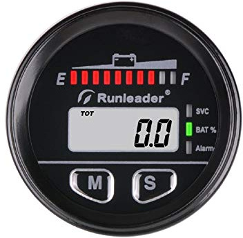 Runleader RL-BI025 Indicateur Batterie Double Affichage