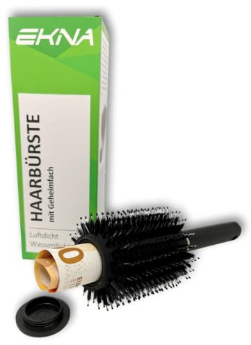 EKNA Haarbürste mit Geheimfach - Safe für Strand - Reise Safe - Geheimversteck für Geld - Geldversteck Geheimversteck - Brushes Hair zum Geld verstecken