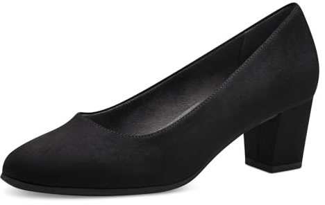 Jana Softline 8-22468-41 Komfortable Mehrweite Bequemschuh Klassisch Alltagsschuhe Business Schlicht, Zapatos de Tacón Mujer, Black, 37 EU Ancho