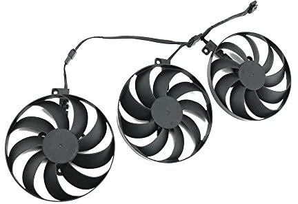 RAKSTORE CF9010U12D T129215BU 88mm Graphics Card Cooling Fan Compatible with ASUS RTX 3060 3060Ti 3070 3070Ti 3080 3080Ti 3090 TUF Quiet Cooler Fan