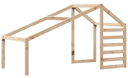 vidaXL Toit de lit pour Enfants 188x82x113 cm Bois de pin Massif, Toit de lit, baldaquin de lit pour Enfant, Toit pour lit d'enfant